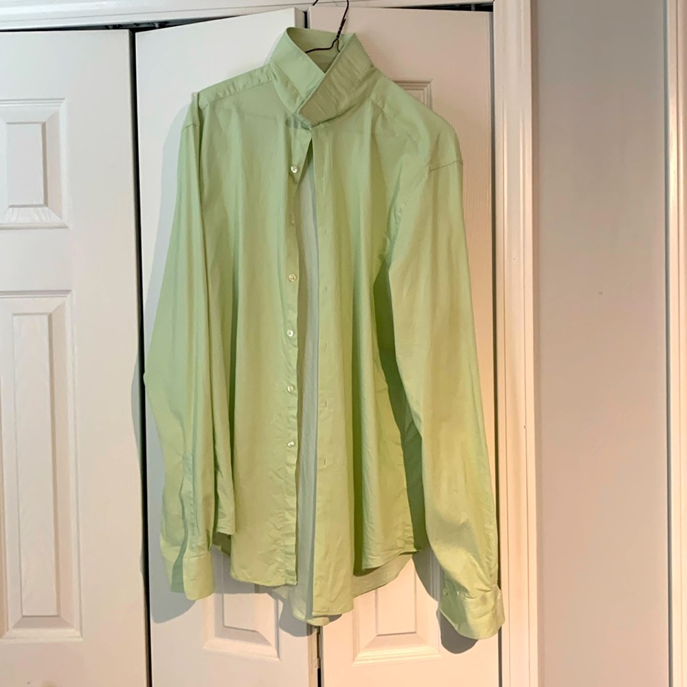 Mint Green Van Heusen Dress Shirt